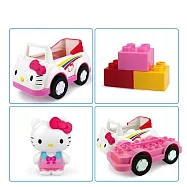 HELLO KITTY 積木外賣車 可組裝