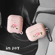 INJOYmall for AirPods Pro 浪漫櫻花氣息 保護套 TPU收納盒 附掛勾