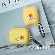INJOYmall for AirPods Pro 溫柔金盞花 保護套 TPU收納盒 附掛勾
