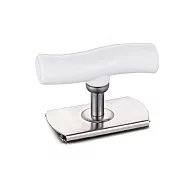 廚房幫手不鏽鋼萬用旋轉開罐器/開瓶器-2入1組 一轉二開的開罐神器，輕鬆省力白色