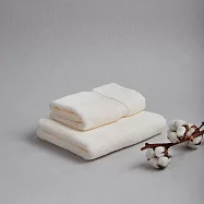 DAVID & MAISIE 純棉無撚紗 絲柔洗臉毛巾+方巾組合