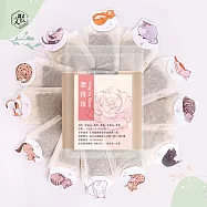 文聚 貓與自然農 想得玫花草茶禮盒(玫瑰花12包入)無