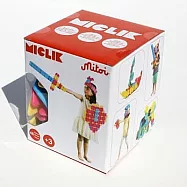 【西班牙mitoi繽紛雪花建構片】提利威格大獎可凹折穿戴式積木(3歲以上 48片/盒)