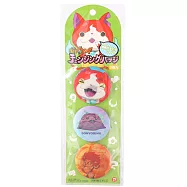 妖怪手錶變換別針徽章。綠色系