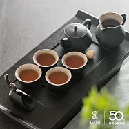 【陸寶LOHAS】書香博古茶禮 內斂靜謐 東方禪意 仿石釉質感 熱銷經典款 禪風黑