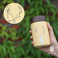 【陸寶LOHAS】常玉系列 隨身杯 (小) 300ml 國立歷史博館聯名 微光疏影隨身杯 暖黃