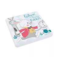 [迪士尼] 愛麗絲夢遊仙境系列杯墊-同款兩入一組 - 多款可選 (10x10x0.9cm)奔跑兔子