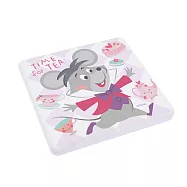 [迪士尼] 愛麗絲夢遊仙境系列杯墊-同款兩入一組 - 多款可選 (10x10x0.9cm)睡鼠茶會