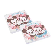 [迪士尼]迪士尼櫻花款系列杯墊 - 圓款/方款 - 同款兩入一組 - 多款可選 (10x10x0.9cm)恩愛款(方)