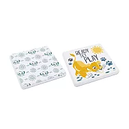 [迪士尼] 獅子王系列珪藻土杯墊 - 方款/圓款 - 兩入一組 - 多款可選 (10x10x0.9cm)太陽辛巴(方)