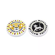 [迪士尼] 獅子王系列珪藻土杯墊 - 方款/圓款 - 兩入一組 - 多款可選 (10x10x0.9cm)小獅子王(圓)