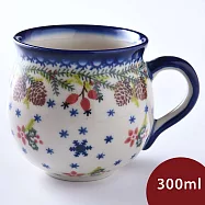 波蘭陶 初春遊樂園系列 胖胖杯 300 ml 波蘭手工製