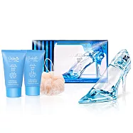 Cinderella 仙杜瑞拉 玻璃鞋淡香精禮盒(淡香精60ml/沐浴膠75ml/身體乳75ml/沐浴球)-代理商公司貨