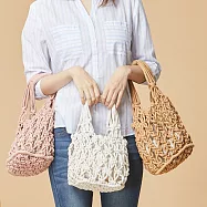 eeCute巴黎童話編織包(可手提/肩背) 典雅米