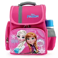迪士尼冰雪奇緣 圖像立體護脊透氣書包 玫紅色圖像玫紅色