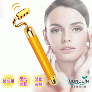 Concern康生 24K閃耀金鍺石滾輪按摩美顏棒 CON-100