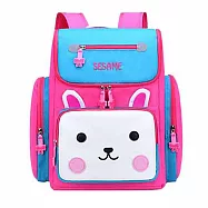 DF 童趣館 - 可愛萌寵動物造型安全護脊後背兒童書包-共3色玫紅