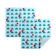 日本 +ima有機棉方巾〈日本經典系列〉富士山二入組