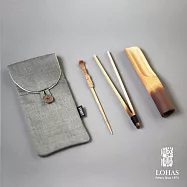 【陸寶LOHAS】蘭花竹茶道 茶則/茶夾/茶針/布袋 茶配件