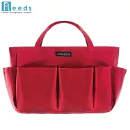 日本原裝進口NEEDS多用途媽媽袋中袋收納包中包6786(含提帶,外9格,內1格)#678681紅色波爾多紅 波爾多紅