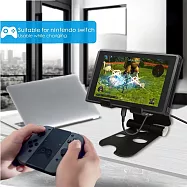 【Winpeak】PS-02 摺疊手機架 攜帶式手機支架 可調角度手機架平板架 超值版 附收納袋 手機支架 平板支架 (5款任選) 黑色