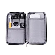 TR-J01電子產品收納包 旅用收納包 充電線收納 桌上收納 小物收納包 證件收納包 3C線材收納 護照包 (2款任選) 深灰色