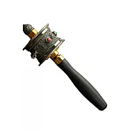 十相自在-合金雙軸承靜音六字真言手搖轉經輪古青色