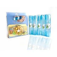 【Sproutee】彈力Q Q 矽膠保鮮膜(大) - 5入裝藍色