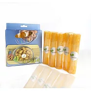 【Sproutee】彈力Q Q 矽膠保鮮膜(大) - 5入裝橘色