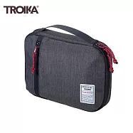德國TROIKA商務品味科技包BBG54/GY(防水;19x26公分)3C電子產品收納包商務包 適耳機充電線小平板