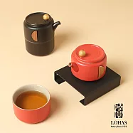 【陸寶LOHAS】凝月隨手泡 旅行茶器 凝望中秋明月 富貴紅