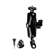 【LOTUS】專業級 運動相機摩托車支架 重車 GOPRO DJI 山狗 小米後視鏡螺絲孔支架