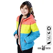 【遊遍天下】親子款90%羽絨防風防潑水羽絨外套(A075)150桔/黃/水藍