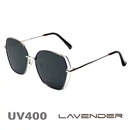 Lavender偏光太陽眼鏡 大框小臉款 典雅黑 8062 C4
