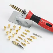 【頤坊皮藝】多功能電烙筆-附23配件組/CE認證(美規 110V/台灣、日本、美國、加拿大) 8119-10