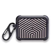 【NavJack】Apple Airpods Pro│藍芽耳機防摔保護盒(附扣環)-格拉夫銀