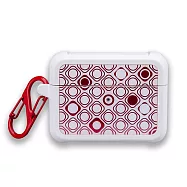 【NavJack】Apple Airpods Pro│藍芽耳機防摔保護盒(附扣環)-斐麗紅