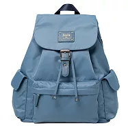 Zoila 風格束口後背包(L)_時尚媽媽包/多功能背包-寧靜藍