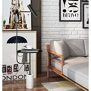 H&R安室家 LED米羅落地燈 ZA0072黑色