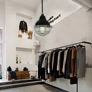 H&R安室家 日式搪瓷吊燈 ZA0104黑色