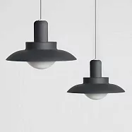 H&R安室家 39x16cm大款 LED北歐吊燈 ZA0109灰色