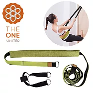 【The One】門上空中瑜珈拉力帶/倒立帶/拉力帶(兩色任選) 綠色