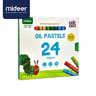 《MiDeer》-- 油畫蠟筆(24色)-好餓的毛毛蟲☆