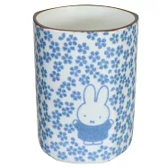 日本製造金正陶器美濃燒和小紋五角茶杯175ml;小茶杯212160米菲兔Miffy(啞光釉彩繪瓷器;5角形好握)小白兔小杯子