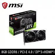 MSI微星 RTX3070 VENTUS 2X 8G 顯示卡