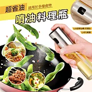 【氣炸鍋專用噴油瓶】高品質料理省油氣壓噴油瓶 噴油壺 噴油罐銀色