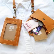 MUMU木木收納包,手工皮革-焦糖咖啡皮繩-焦糖咖啡