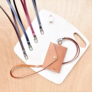 MUMU木木收納包,手工皮革-焦糖咖啡皮繩-魅力黑