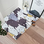 【巴芙洛】超大北歐風刮泥可裁剪絲圈門口地墊50x80cm聚會