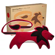 【德國萊思綺Leschi】後背暖腰帶- 獅子造型(火紅色)